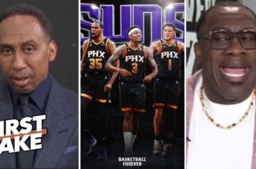 FIRST TAKE | Kevin Durant in Phoenix is a problem - Stephen A. & Shannon: Suns should break up Big 3