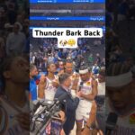 The Oklahoma-City Thunder even the series 2-2 in Dallas! 🔥😤| #Shorts