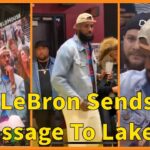 Lebron James SENDS LAKERS STRONG MESSAGE back in Cleveland for playoffs!