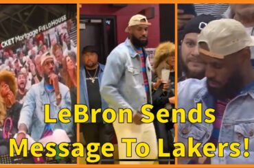 Lebron James SENDS LAKERS STRONG MESSAGE back in Cleveland for playoffs!