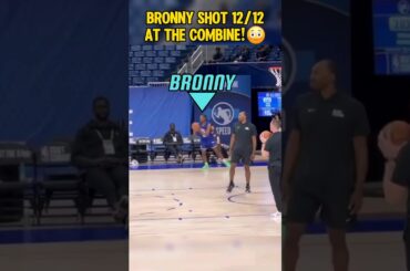 Bronny went LIGHTS OUT at the COMBINE!😭