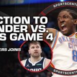 FULL REACTION: Thunder take Game 4 vs. Mavericks 👀 Dallas just didn't have it - Rivers | SC