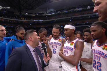 Shai Gilgeous-Alexander talks tying the series 2-2, Postgame Interview 🎤