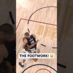 Nikola Jokic putting on a footwork CLINIC! 👀 | #Shorts