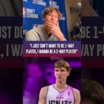 Matas Buzelis wants to be two-way player in the NBA #detroitpistons #nbadraft #nba #shorts