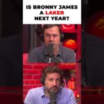 Will Bronny James be a Laker next year? #nba #lakers #outkick