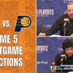 "We Responded" Knicks React to Game 5 Win Vs Indiana Pacers | New York Knicks