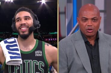 Jayson Tatum joins Inside the NBA, talks advancing to the ECF 🎤