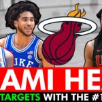 Miami Heat Draft Targets With The 15th Pick Ft. Kyle Filpowski, Jared McCain & Isaiah Collier