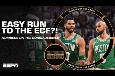 Have the Celtics had an easy run to the Eastern Conference Finals? | Numbers on the Board