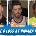 Donte DiVincenzo, Isaiah Hartenstein and Miles McBride react to Knicks Game 6 loss to Pacers | SNY