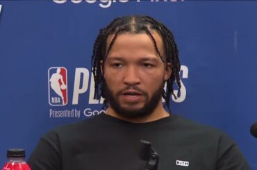 Jalen Brunson talks Game 7 Loss vs Pacers, Postgame Interview 🎤