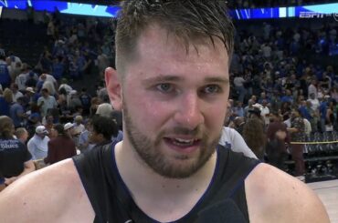 Luka Doncic talks Game 6 win vs OKC Thunder, FULL Postgame Interview 🎤