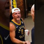 Kevin Pritchard and Rick Carlisle Meet Pat McAfee Following Game 4 Win Over Knicks | Indiana Pacers