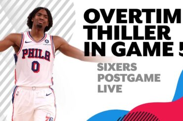 NOT TODAY! Maxey, Sixers 'gut a game out' in overtime thriller | Sixers Postgame Live