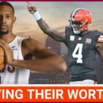 Our FIRST look at Deshaun Watson since shoulder surgery & is Evan Mobley worth the max extension?