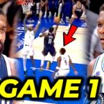 Na-STRESS si Anthony Edwards sa ginawa ni Kyrie Irving, wild ending CLUTCH shot ni Luka! | Game 1