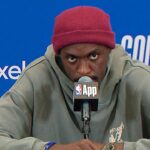Pascal Siakam talks Game 2 Loss vs Celtics, Postgame Interview 🎤