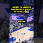 Timberwolves fans KNEW their fate was sealed!😭