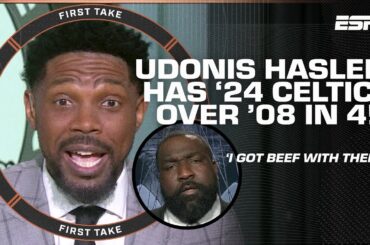 Udonis Haslem HOUNDS Perk over 2024 vs. 2008 Boston Celtics debate 😆🍿 | First Take