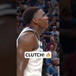 Anthony Edwards hits HUGE buckets in the final minute! 👏👀 | #Shorts