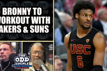Bronny Has 10 NBA Workout Invites But Will Likely Only Attend Lakers and Phoenix? | THE ODD COUPLE