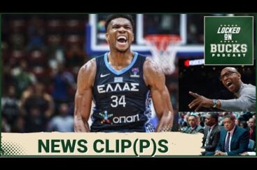 Giannis Antetokounmpo returns to the floor  Sam Cassell looms and Doc Rivers  on the silver screen