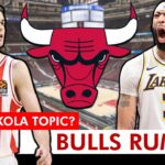 Chicago Bulls Rumors On Trading For Anthony Davis + Drafting Nikola Topic After ACL Injury?