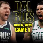 Dallas Mavericks vs Boston Celtics Full Game 1 Highlights - June 6, 2024 | 2024 NBA Finals