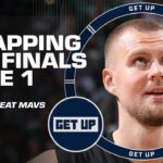 Kristaps Porzingis' return, Kyrie Irving's struggles & more Celtics-Mavs GAME 1 REACTION | Get Up