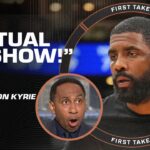 Kyrie Irving was a VIRTUAL NO-SHOW 😳 - Stephen A. reacts to Celtics-Mavericks Game 1 | First Take