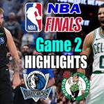 Dallas Mavericks vs Boston Celtics Game 2 Full Highlights | 2024 NBA Finals | Mavericks comeback 👊🏻