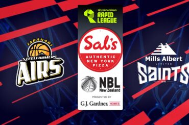 Taranaki Airs v Wellington Saints | Full Basketball Game |  @SalsNBL   2024