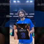 Dereck Lively II showed out his 1st season! Including LIVING out his dream at the Finals!🔥| #shorts