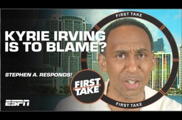 Stephen A. thinks Kyrie Irving IS THE REASON the Mavs are down 0-2?! | First Take