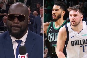 SHAQ & NBA TV Crew reacts to Mavericks vs Celtics Game 2 Highlights