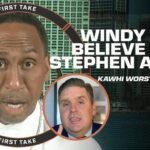 COME ON MAN! - Windy CAN’T BELIEVE Stephen A. called Kawhi the worst superstar | First Take