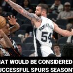 What would be considered a successful San Antonio Spurs season?