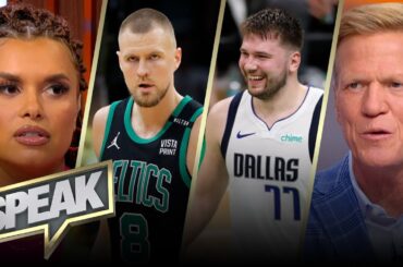Kristaps Porziņģis day-to-day with injury, is Tatum Celtics best player, why Mavs are 0-2 | SPEAK