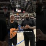 Lethal Shooter & former NBA Champ Kendrick Perkins at Finals Media Day in Dallas! 👀🔥|#Shorts