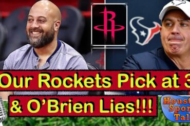 Our Ideal Rockets Draft Pick at 3! | Bill O'Brien Lies about Texans Years? | Espada's Weekly Blunder