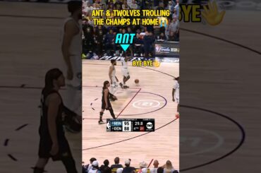Jokic WAS NOT HAPPY with Ant & Twolves TROLLING!😭
