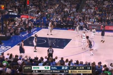 Kyrie Irving hits the Insane Transition three 🔥