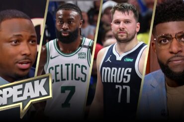 Is Luka to blame for Mavs Game 3 loss, did Jaylen Brown prove he is Celtics best player? | SPEAK