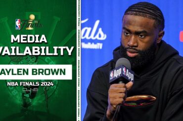 Jaylen Brown: Not Difficult For Celtics to Get Focused for Game 5 | NBA Finals Practice