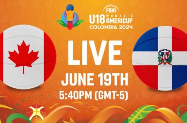 Canada v Dominican Republic | Full Basketball Game | FIBA U18 Women's AmeriCup 2024