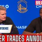 OFFICIAL! WARRIORS CONFIRM 3 BIG TRADES INCLUDING KUMINGA AND KLAY THOMPSON | WARRIORS NEWS