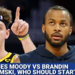 Brandin Podziemski or Moses Moody - who should start for the Golden State Warriors?