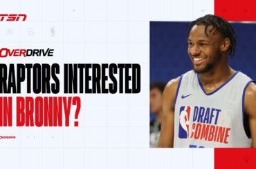 Are the Raptors really interested in Bronny James? | OverDrive | 06/20/24