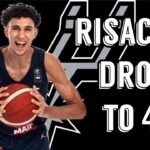 Risacher MAY DROP to 4!? Sarr WON'T WORK OUT! San Antonio Spurs News